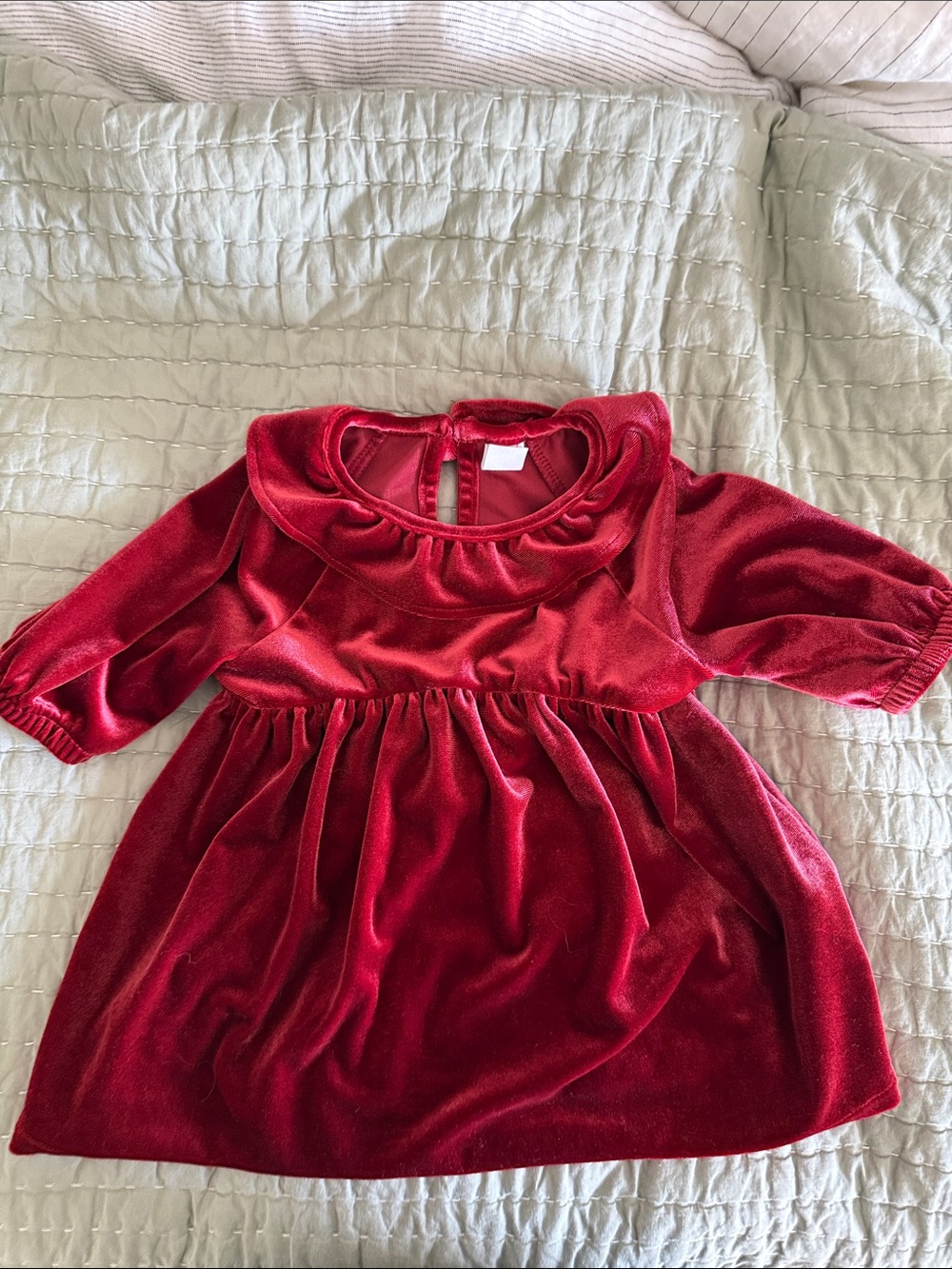 GAP Velvet Red Holiday Dress for Kids